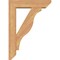 Ekena Millwork Funston Slat Smooth Bracket w/ Offset Brace, Western Red Cedar, 5 1/2"W x 20"D x 28"H BKT0604X20X28FST06SWR - alternate 2